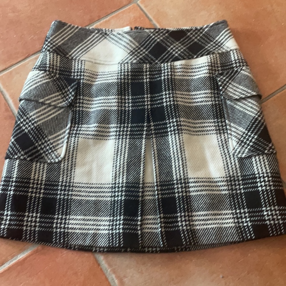 MEXX Wool plaid mini skirt Y2K style gorgeous